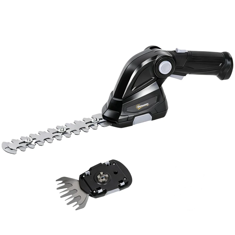 Outsunny 2-in-1 Cordless Grass and Hedge Shear
