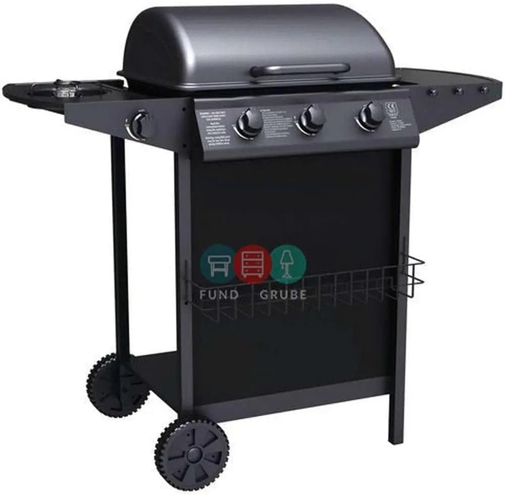 Tepro Hampton 3-Burner Gas Grill with Side Burner